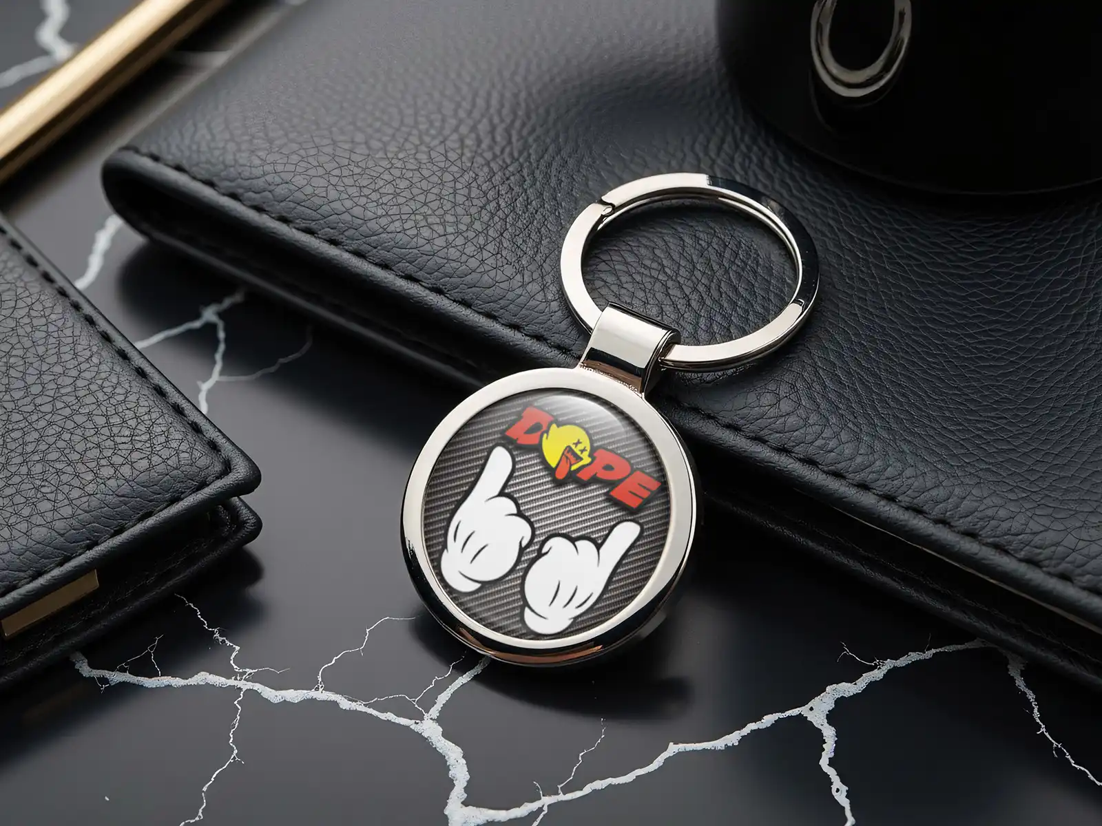 Designer Keychain Ring Luxury Edition